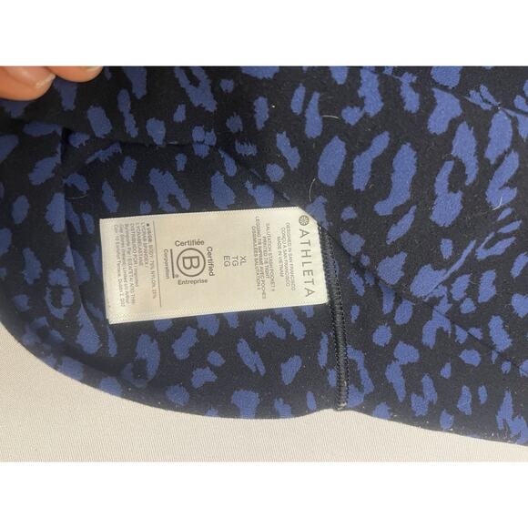 Athlete Ultimate Stash Pocket Camo 7/8 Tight Pant, Blue/Black Size XL - Picture 2 of 7